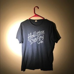 Navy blue Hollister T-shirt